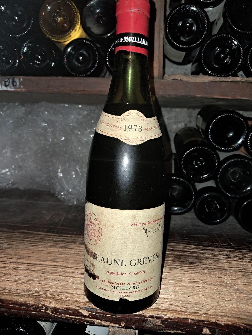 Vino: Beaune Grèves 1er Cru Moillard 1973    – Nuovo e nell'imballaggio originale da Le locle venduto da juliensaran