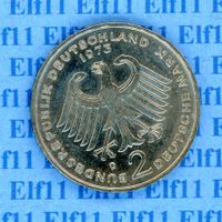 DEM___2.00 1973D Adenauer stgl 2 Deutsche Mark