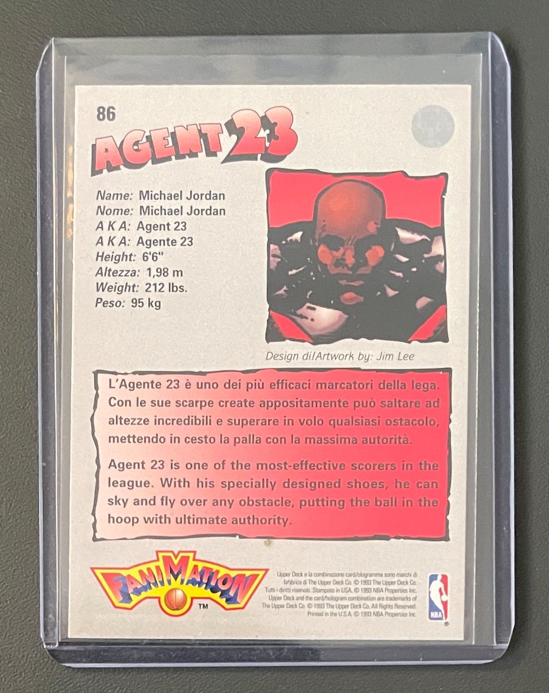 Sammelbilder & Trading cards: NBA Michael Jordan 1992-93 Upper Deck Agent 23 Card – Neu (gemäss Beschreibung) aus Muri b. Bern von  1