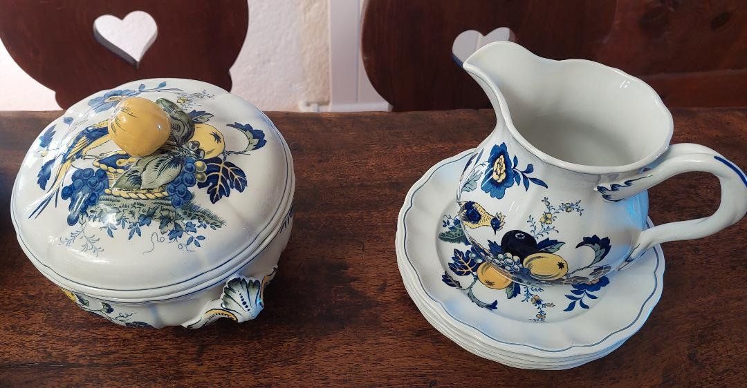 Spode Set di piatti: service anglais SPODE modèle BLUE BIRD – Usato da Cressier NE venduto da JPF_boots 2
