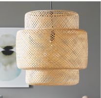IKEA SINNERLIG Hängeleuchte aus Bambus, Ø 40 cm