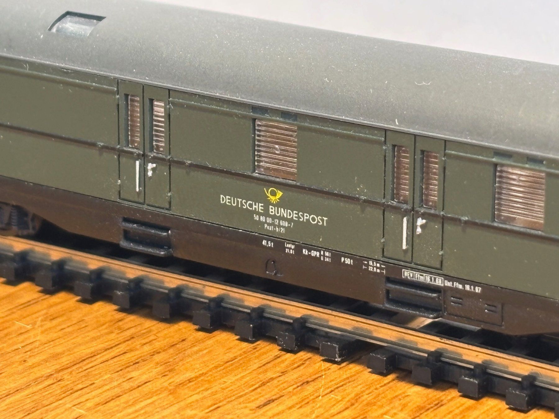 Modellini di ferrovie: *e698: DB Gepäckwagen, Roco  (Spur N) – Usato da Birsfelden venduto da Birs_25 2