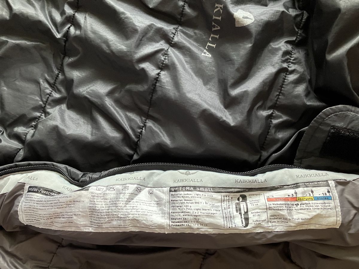 Kaikkialla Schlafsäcke: Kaikkialla Schlafsack Optima Small – Gebraucht aus Weiningen ZH von moon-55 4