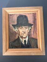 August Wanner Vintage-Kunstdruck „Der Maler Fritz Gilsi“ 194