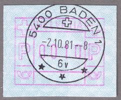 ATM 4_Hand-VOLLSTEMPEL 2.10.81_5400 BADEN 1_MIT Gummi !
