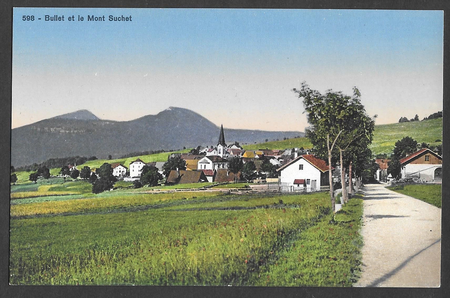 Cartes postales: Bullet et le Mont Suchet – D'occasion à Olten par clotaldi