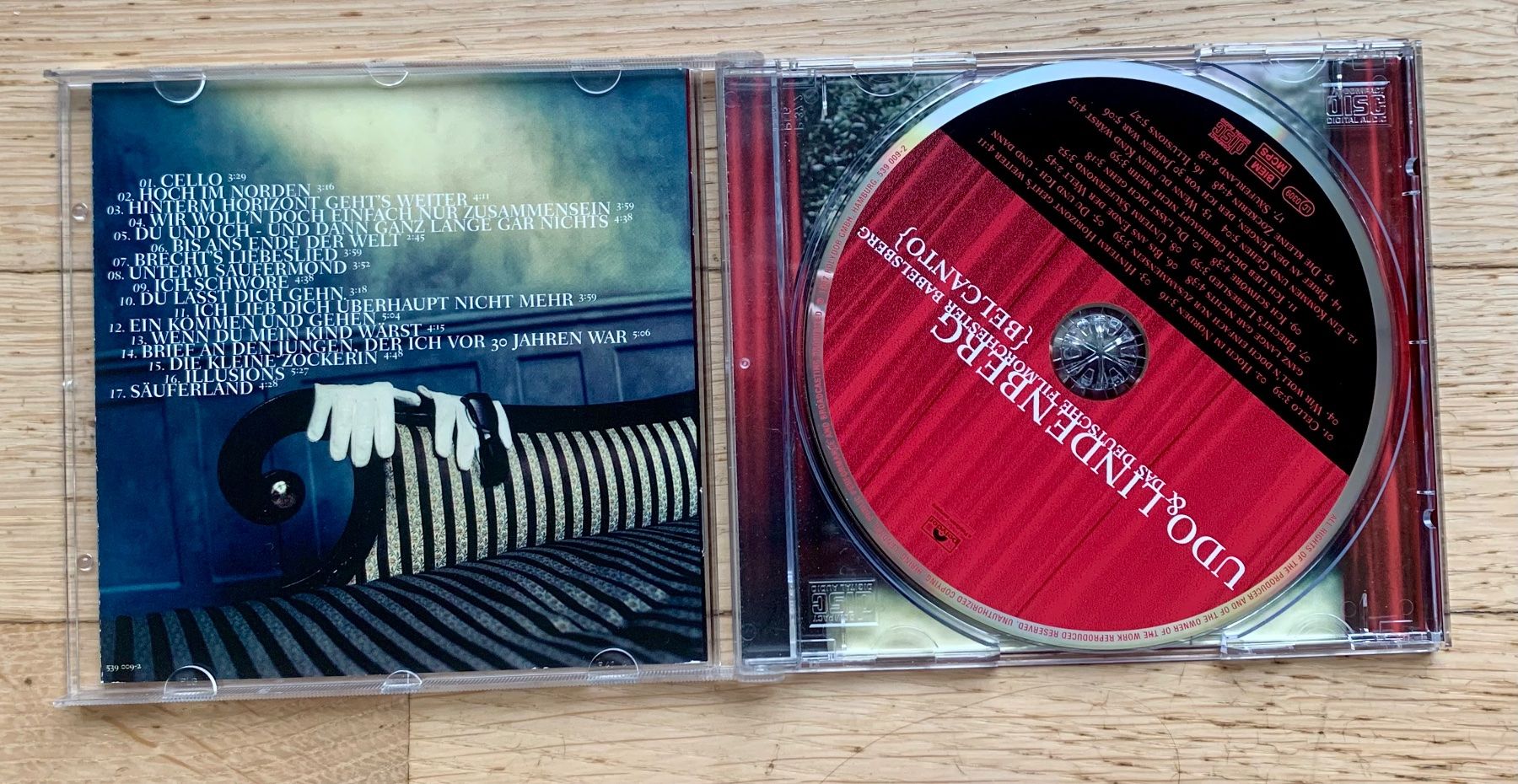 CD: Udo Lindenberg Belcanto – Usato da Zürich venduto da Fieber 1