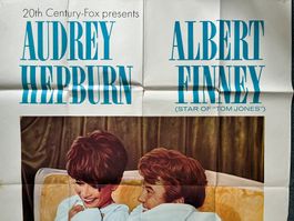 Orig. US 3-Sheet Filmplakat  Audrey Hepburn Two for the Road