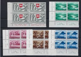 Pro Patria Viererblocks 1952  postfrisch     14678