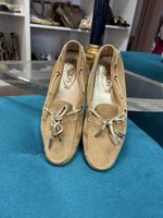 Tod's Mokassins aus Wildleder hellbraun Grösse 38.5