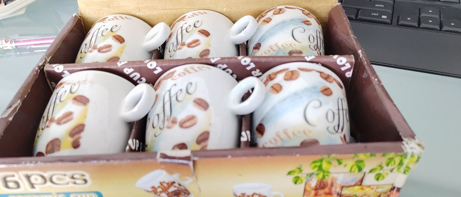 Tassen: 6 Kaffee Tassen – Neu und originalverpackt aus Dottikon von Oldyfreak 3