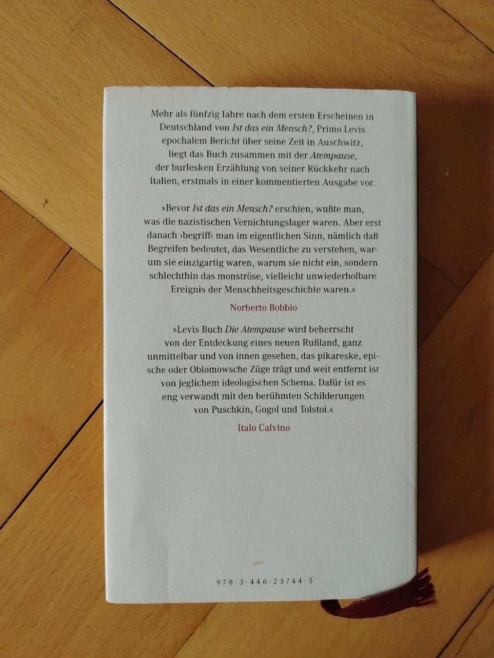 Bücher: Primo Levi - "Ist das ein Mensch" und "Atempause“ – Gebraucht aus Bern von schly2 2