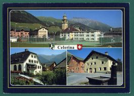Celerina - Oberengadin, Mehrbilderkarte, 1997, gelaufen