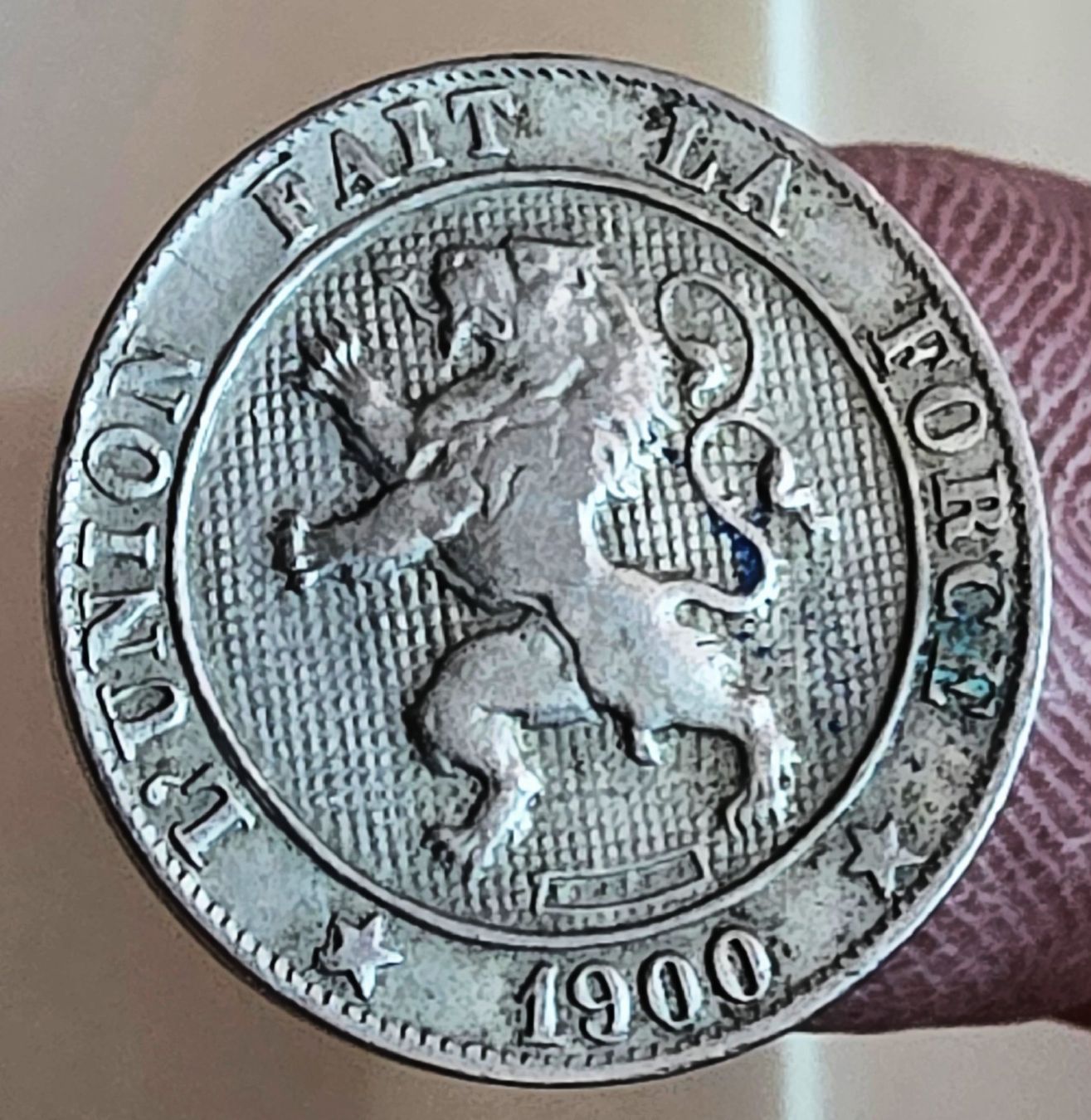 Tutti le monete: BELGIEN 5 CENTIMES 1900 – Usato da Winterthur venduto da Creso70