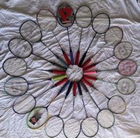 20 Stk. Federballschläger Badmintonrackets für Schulen NEU