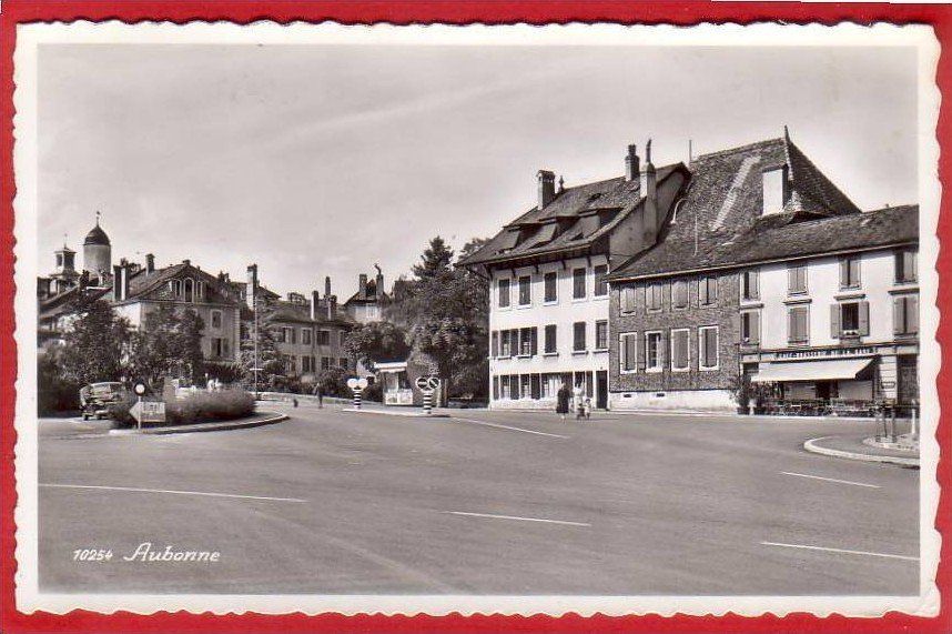 Cartoline postali: AUBONNE BRASSERIE DE LA GARE – Usato da Grüningen venduto da Kartenlaube