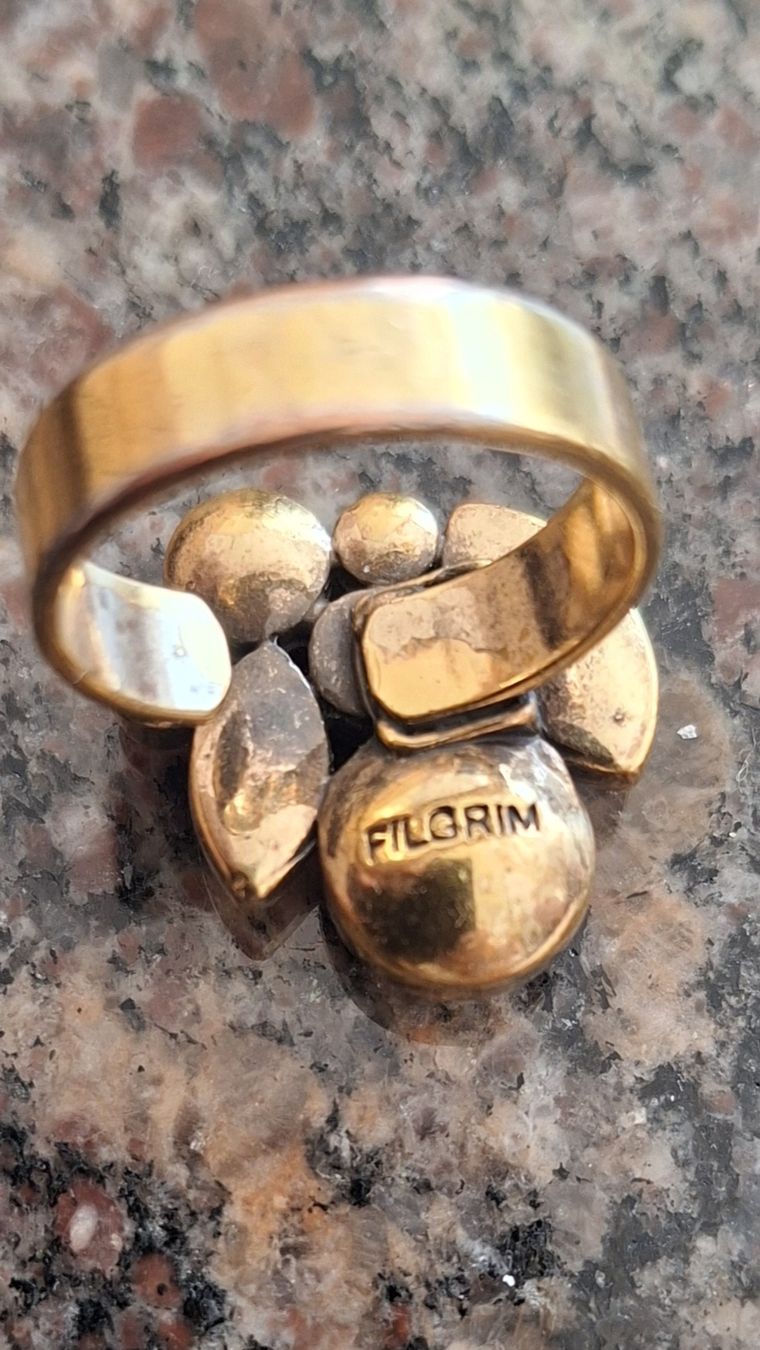 Ringe: Pilgrim  Statement-Ring / Cocktailring  – Gebraucht aus Galmiz von Schlumpfi5 1