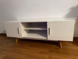 Weisses TV-Möbel/Sideboard, Top Zustand, 120 x 49 x 40cm