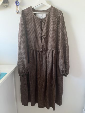 NEW Notperfectlinen SKYE XL Chocolate Checks
