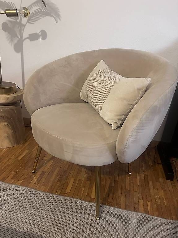Maisons du monde Poltrone: 2 fauteuils beige / doré maison du monde – Nuovo (secondo la descrizione) da Bussigny venduto da hfr_j6yv 1