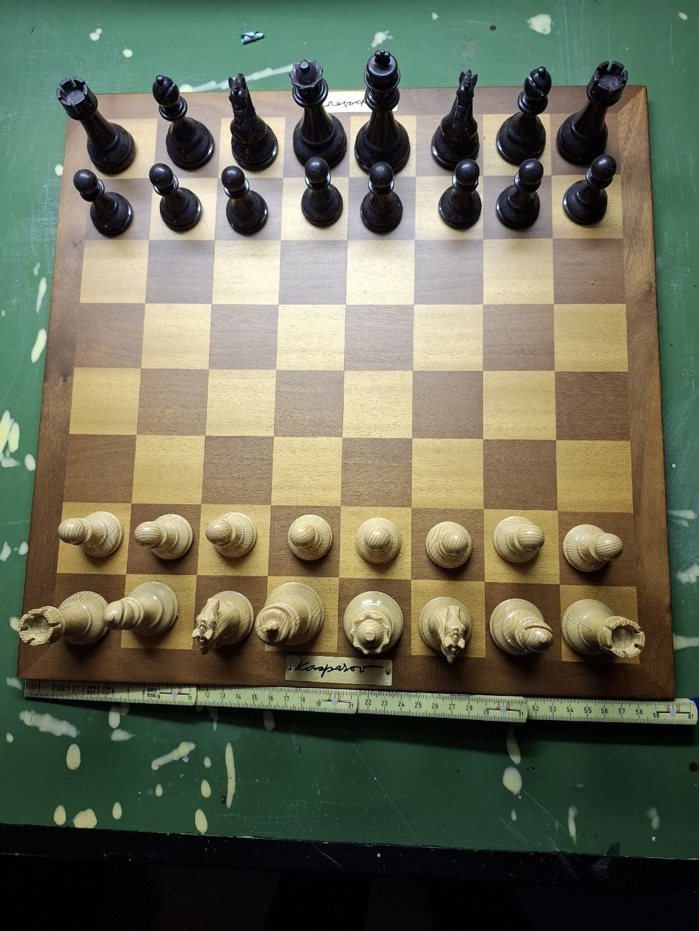 Giochi: schönes Schachbrett mit Figuren – Usato da Hunzenschwil venduto da Hardrock6