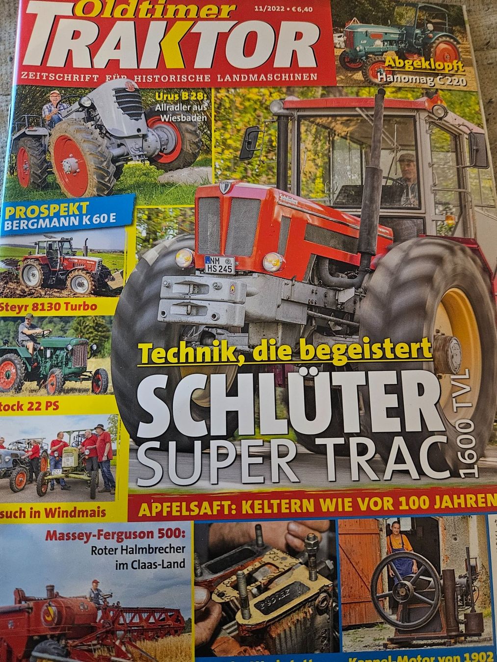 Massey Ferguson Traktoren: Oldtimer Traktor 11/22 Schlüter Steyr 8130 Stock MF Urus xb – Gebraucht aus Flawil von sr1_f6st