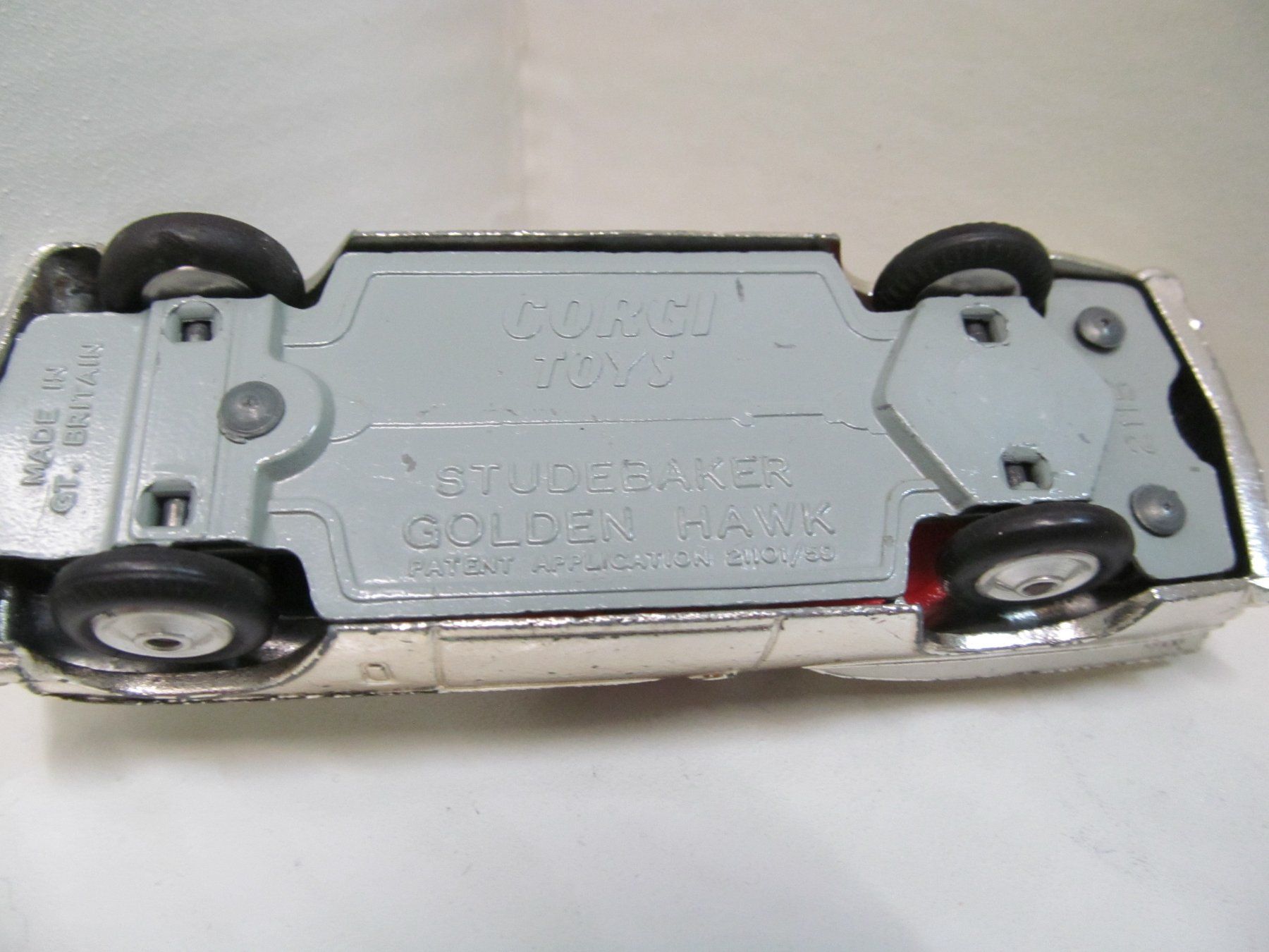 Corgi Toys Modellini d'auto: STUDEBAKER GOLDEN HAWK  CORGI TOYS  1:43   CHROM – Usato da Grueningen venduto da malamut56 5