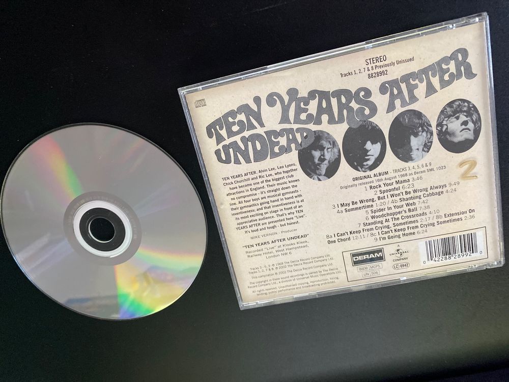 CD TEN YEARS AFTER 9 Songs 1968 + 2002 Kaufen auf Ricardo