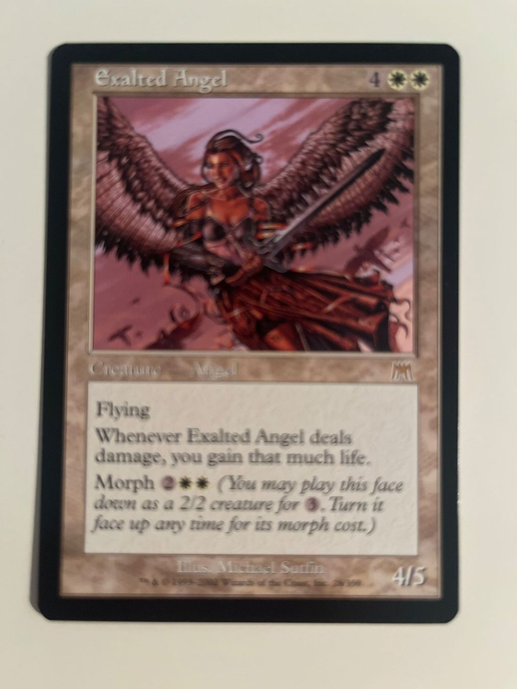 Magic The Gathering Carte collezionabili: 1 x Exalted Angel - Magic: The Gathering - MtG – Usato da Kriens venduto da Shadi1980
