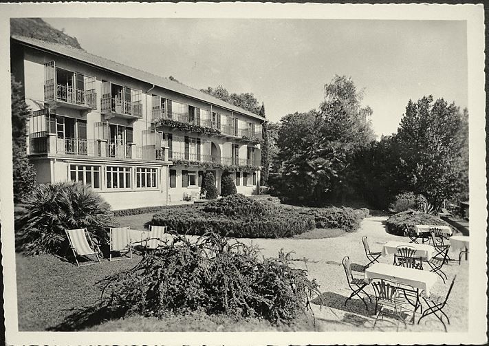Cartoline postali: ASCONA-MOSCIA Erholungsheim Collinetta – Usato da Jona venduto da philajona