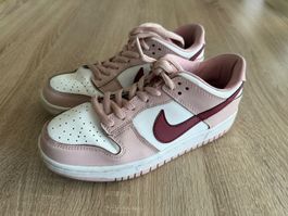 Nike Dunk Low Rosa / Weiss – Grösse 39 (Original)