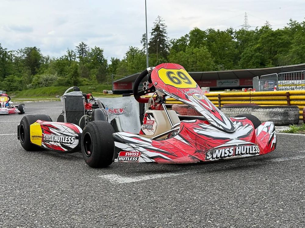 Swiss Hutless Kart mit Motor Rotax 1