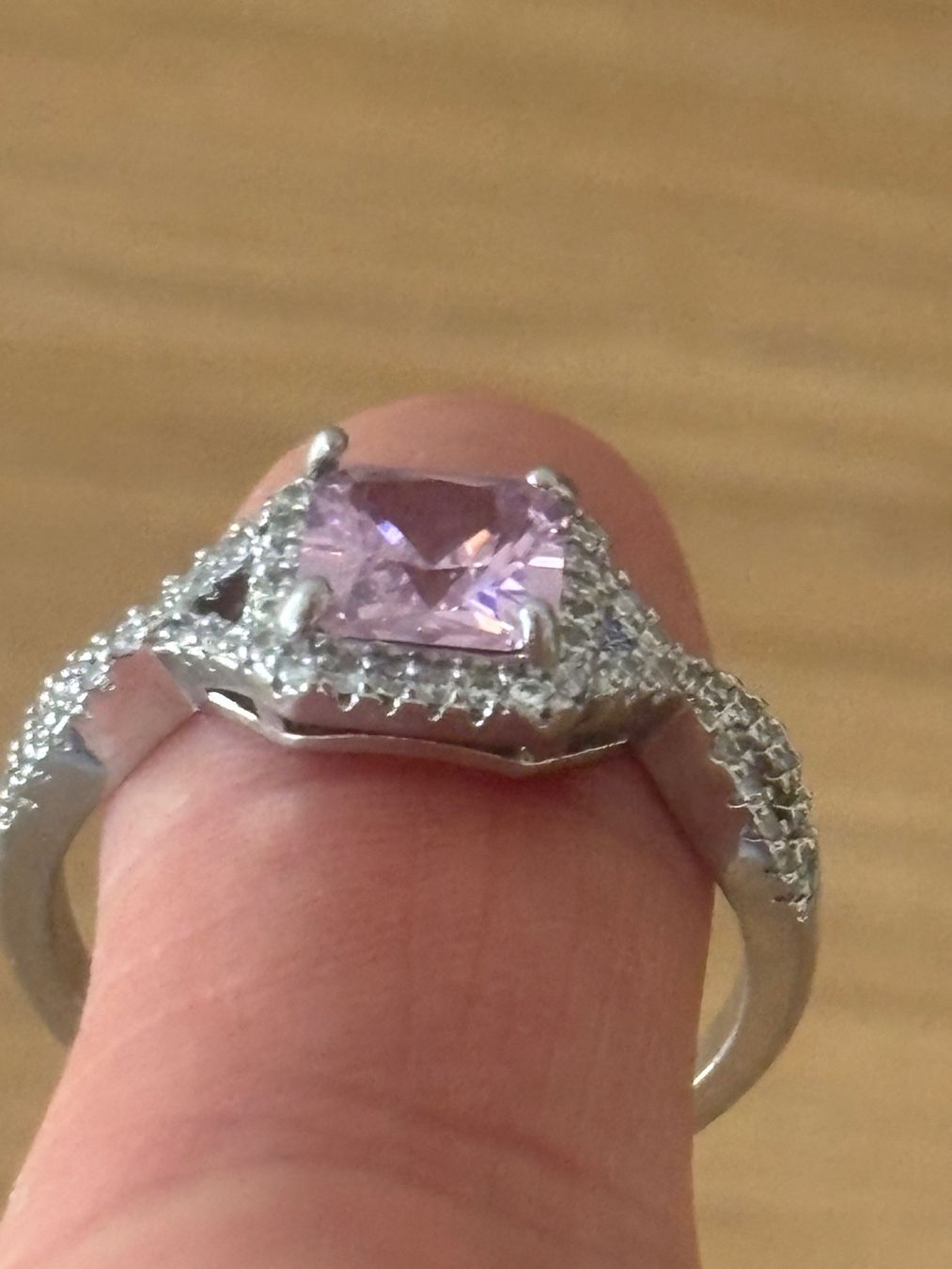 Ringe: Luxus Elegante Gr.17/7 Ring Farbe: Silber/Rosa – Neu (gemäss Beschreibung) aus Biel-Bienne von Roserosse13 2