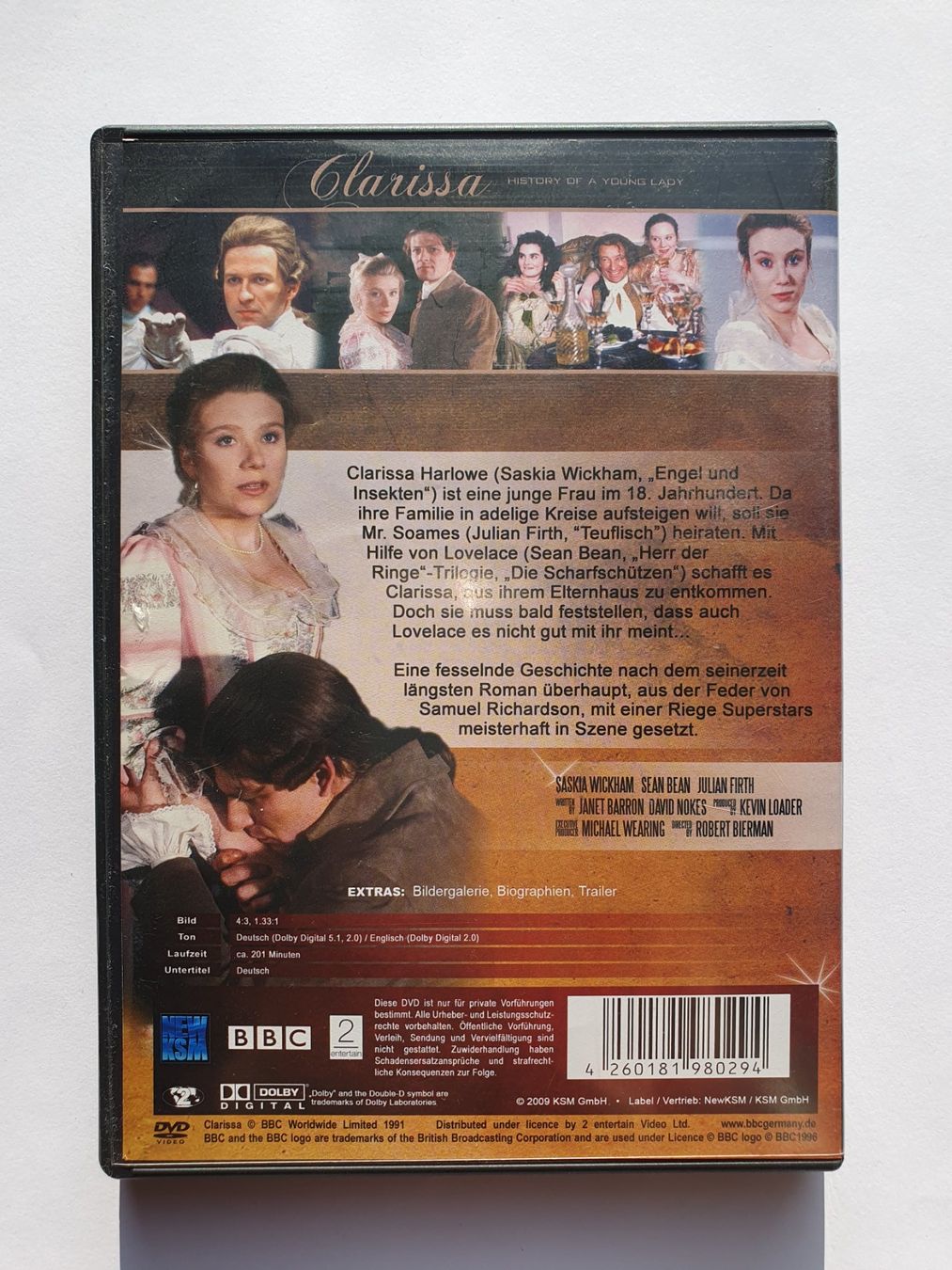 Tutti i DVDs: DVD - Clarissa - BBC Miniserie – Usato da St. Margarethen TG venduto da Schachmatt 1