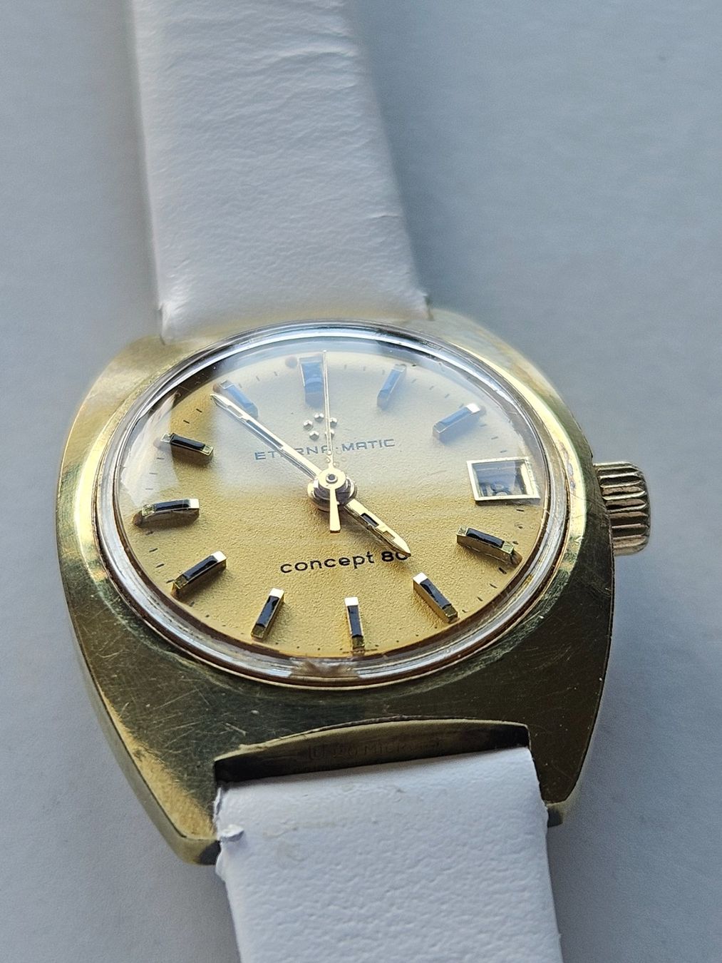 Eterna Orologi: 403 Eterna  Matic Concept 80 Date 1969 Damenuhr – Usato da Berikon venduto da mmm21 5