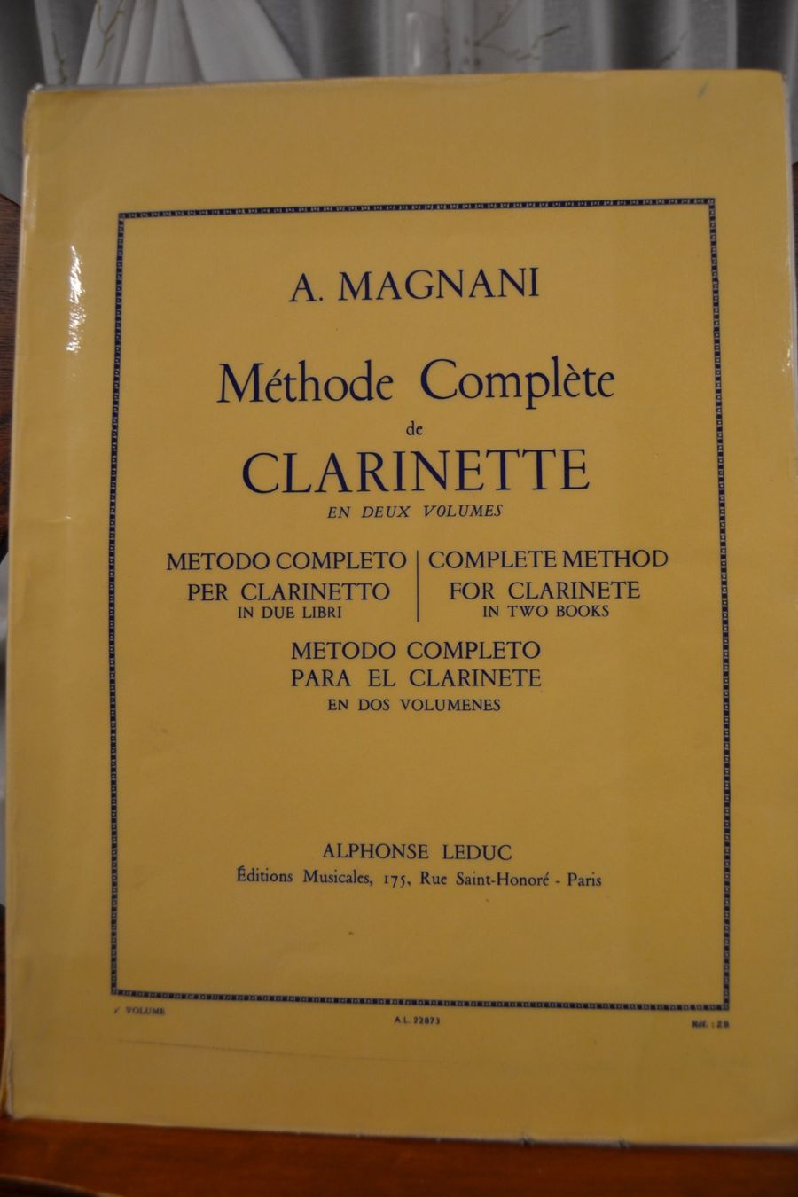 Libri: Klarinetten-Musikschule A. Magnani – Usato da Büron venduto da Lizali