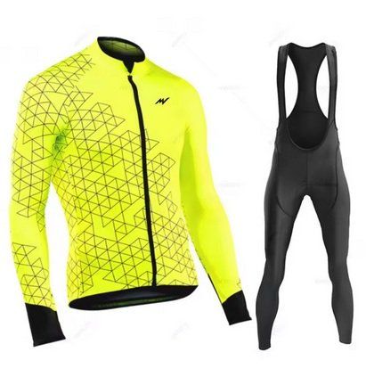 LANGARM TRIKOT und langer Hose mit Einlage (XXL)