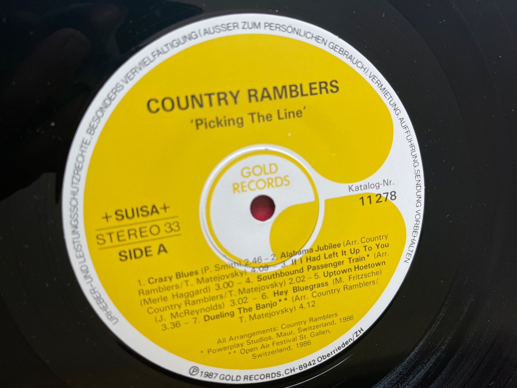 Dischi in vinile: A541/Country Ramblers - Picking The Line – Usato da Frutigen venduto da Philippe_jsp 2