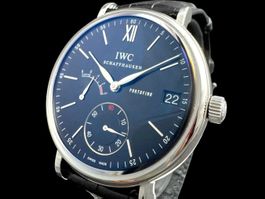 IWC Portofino Handaufzug 8 Days 45mm Datum Stahl *U1414