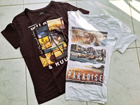 2 Sommershirts für Jungs Gr. L