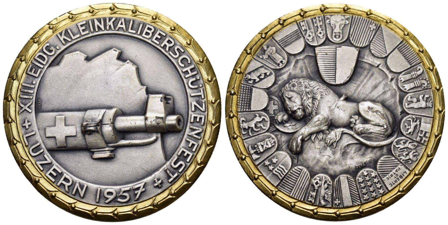 Medaglie: Luzern 1957 – Usato da Bern venduto da numismatictops