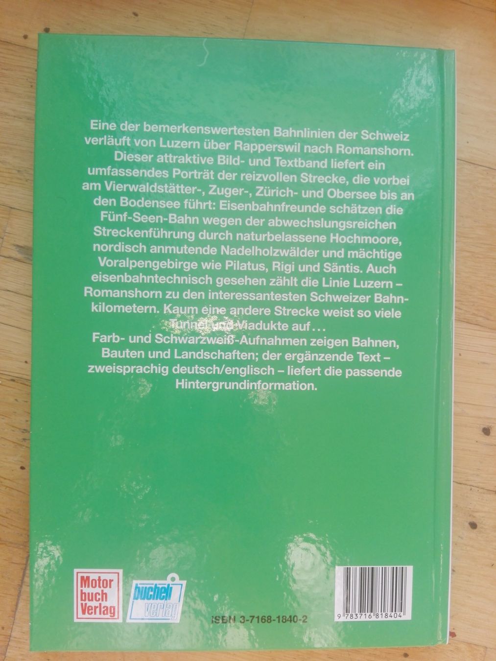 Libri: Die Fünf-Seen-Bahn - Mit der Bahn > Bodensee-Vierwaldstätter – Usato da St.Gallen venduto da elk2023 8
