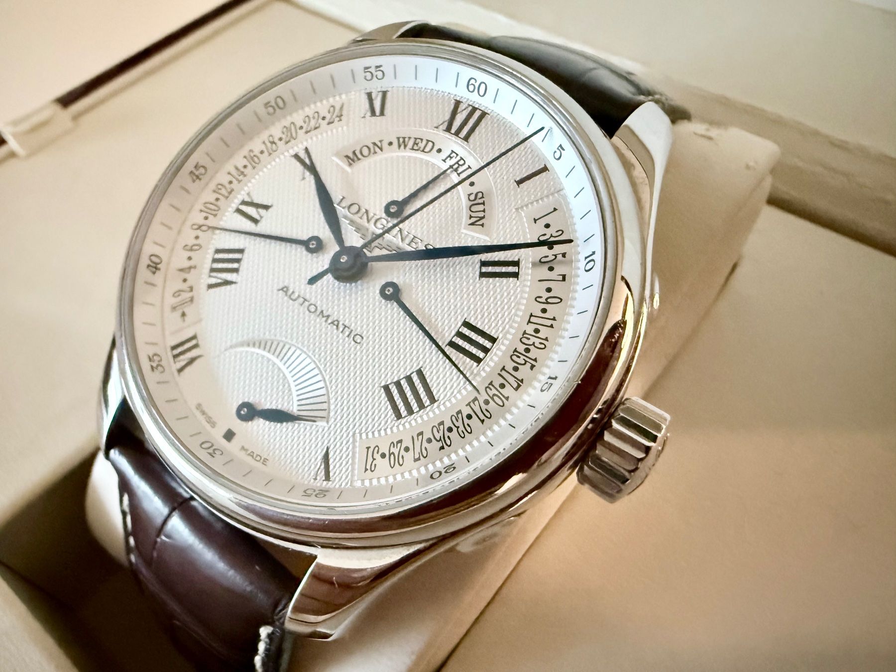 Longines Orologi: LONGINES Master Collection 44 Retrograde, cal.L698.2 – Usato da Le Mont-sur-Lausanne venduto da LycaGallery 1
