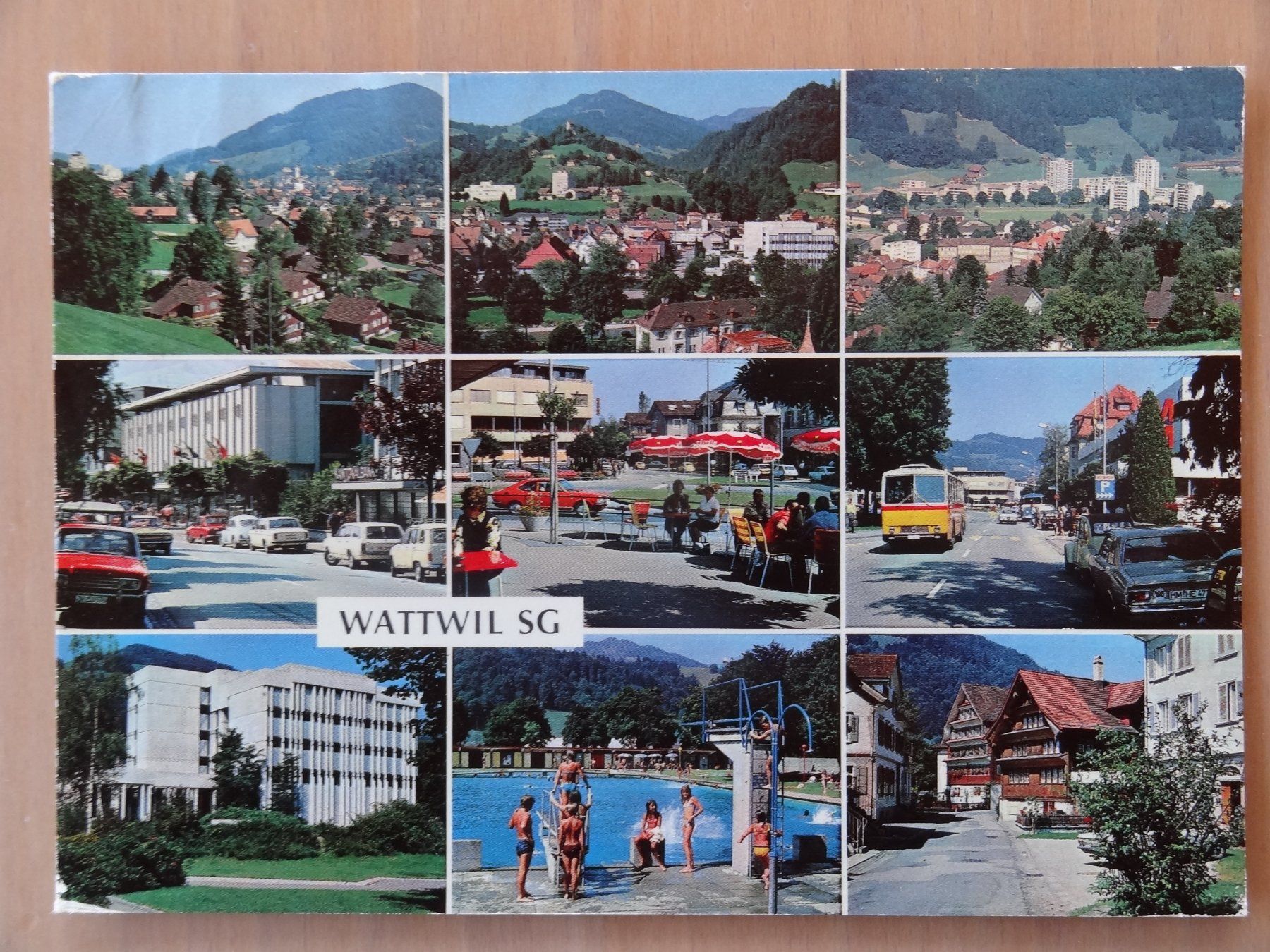 Cartoline postali: Wattwil - SG - Souvenir Suisse – Usato da St Léonard venduto da Riglin