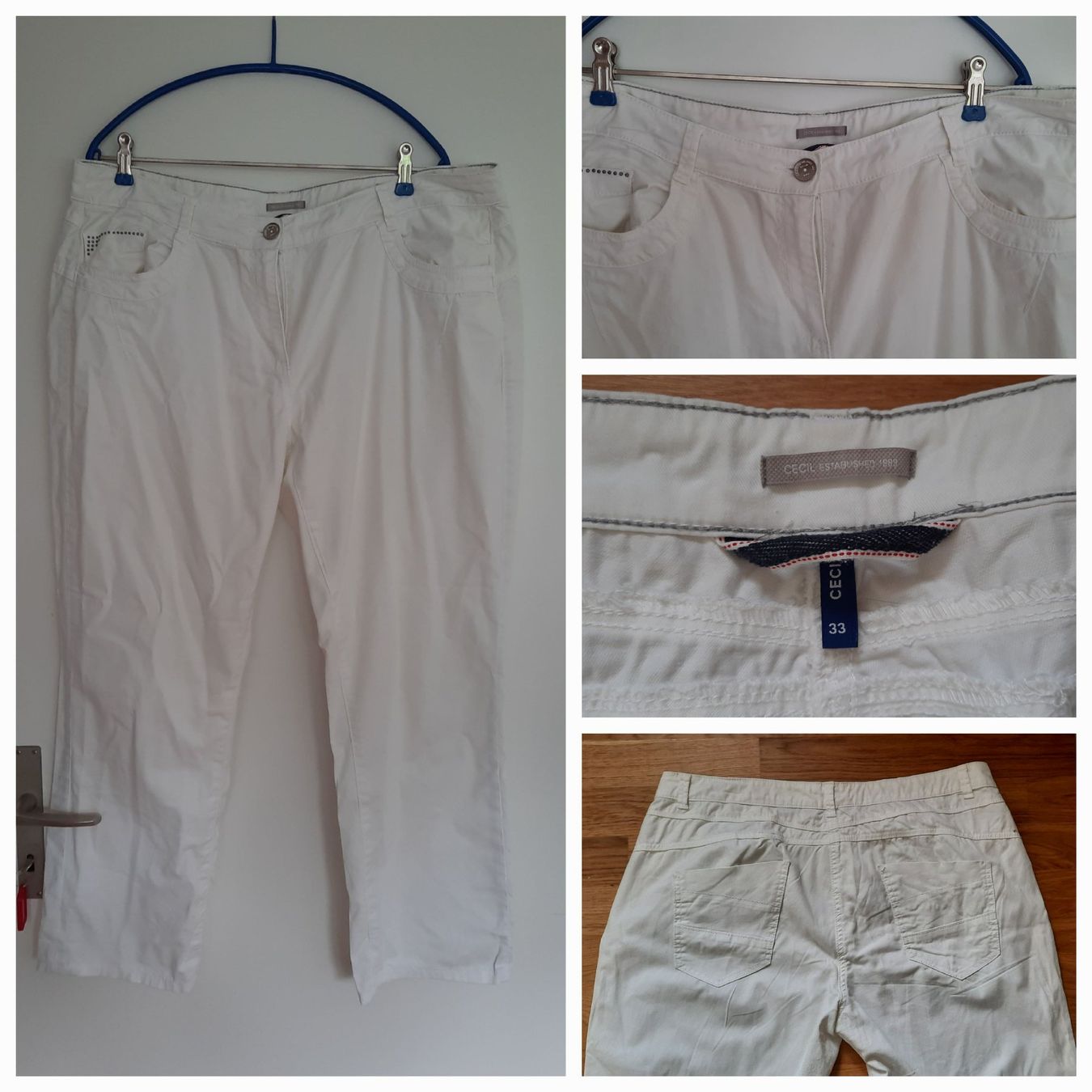 Cecil Jeans: ***CECIL*** Hose weiss Gr 33 – Usato da Wädenswil venduto da H2H_Secondhandshop