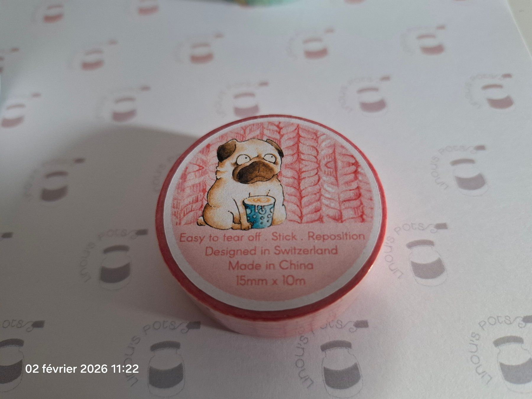 Aufkleber: 5 washi tape 15mmx10m – Neu und originalverpackt aus Yverdon-les-Bains von Dan00 3
