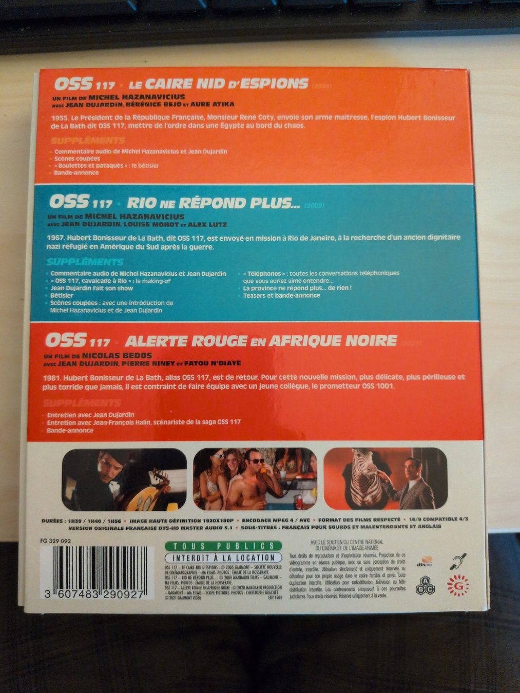 Tutti i DVDs: OSS 117 La Trilogie Blu-ray Coffret 3 Films – Nuovo (secondo la descrizione) da Gland venduto da Kyostal 1