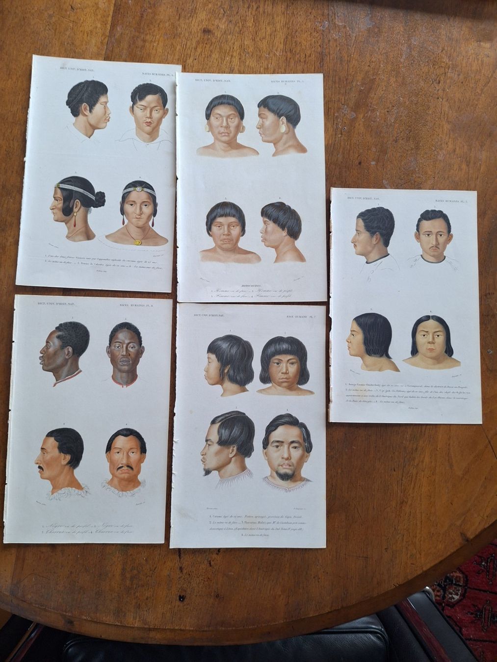 Xilografie: Types humains – Usato da Bevaix venduto da bohrap