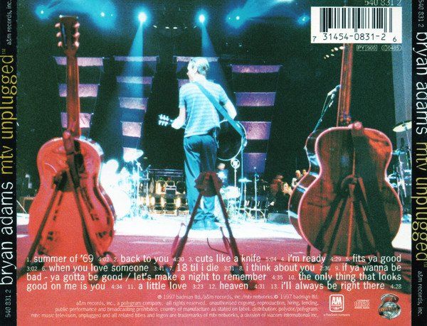 CD: CD Bryan Adams - Unplugged (1997) – Usato da Möriken AG venduto da mineralia 1