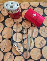 Maniküre-Set Schweiz Reise-Etui Nagelpflege-Set neuwertig